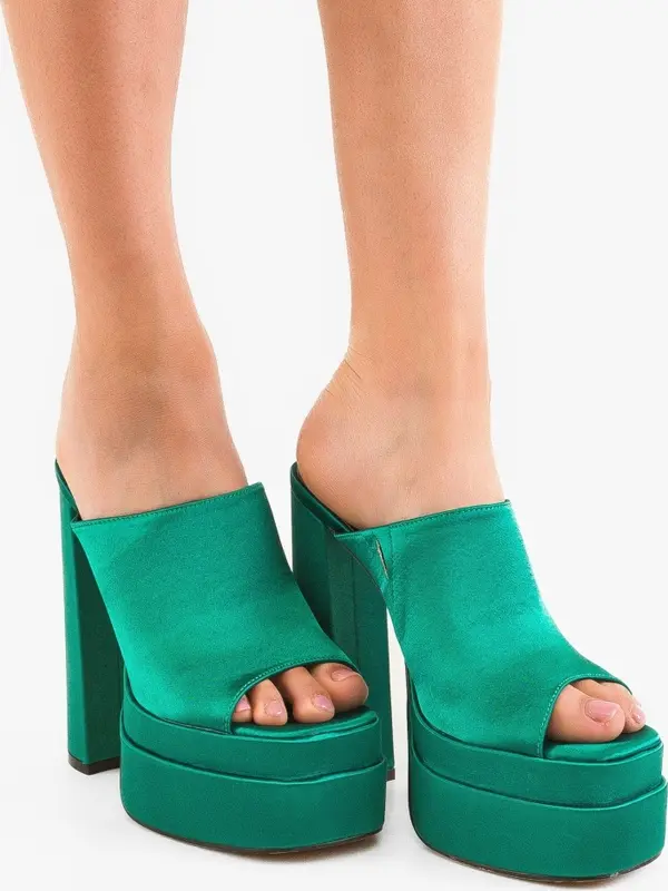 Ali Сандали на ток Maryam Зелени