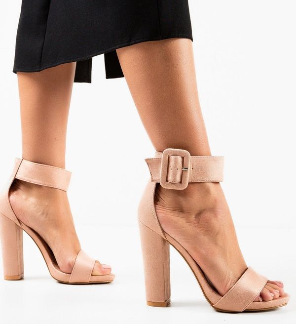 Ali Сандали на ток Melendez Розов