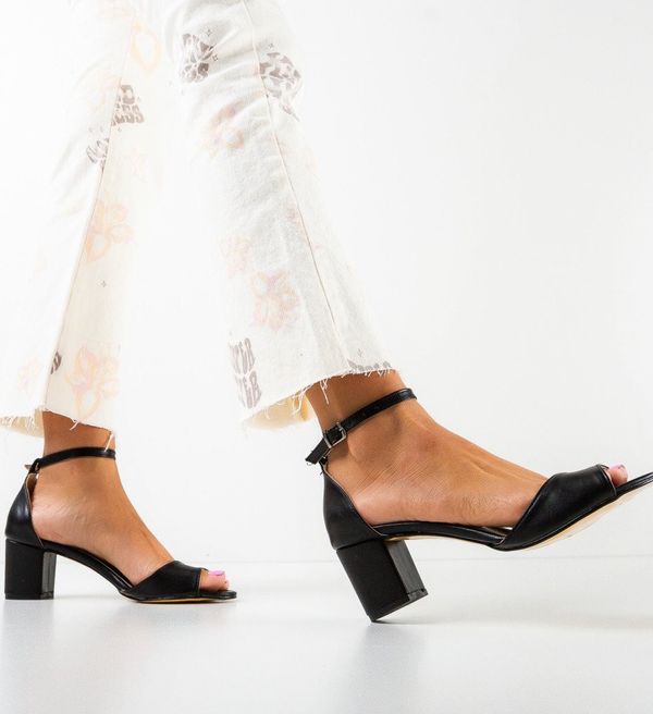 Wow Shoes Сандали на ток Miko 2 Черни