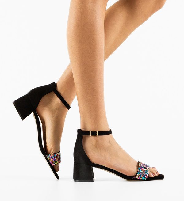 Botinelli Сандали на ток Mooren Черни