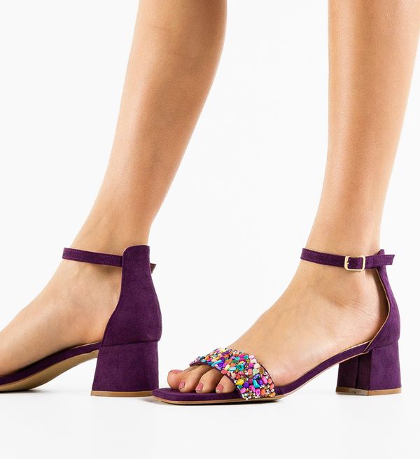 Botinelli Сандали на ток Mooren Лилав