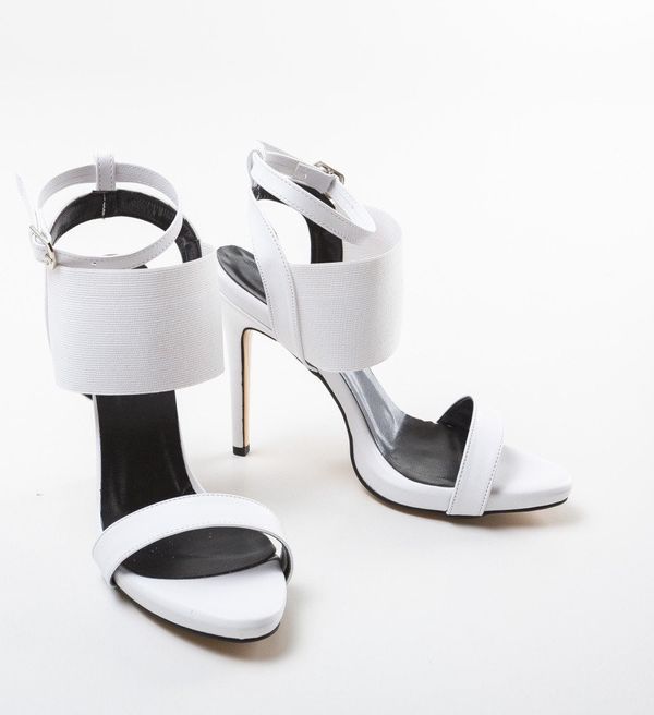 Wow Shoes Сандали на ток Morison Бели