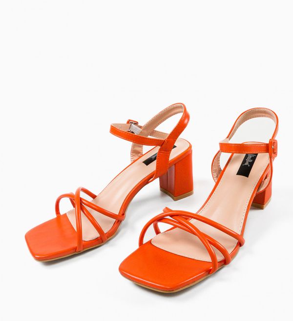 Ali Сандали на ток Mpho Оранжеви