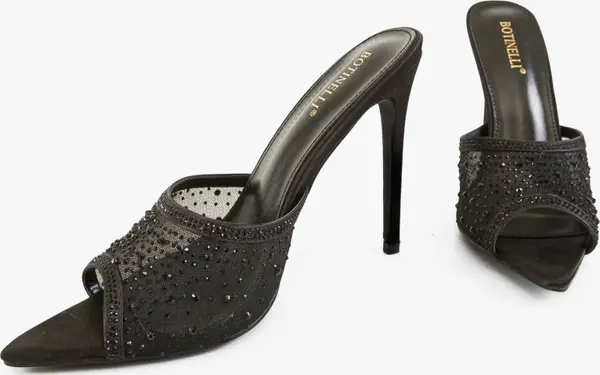 Botinelli Сандали на ток Muandy Черни