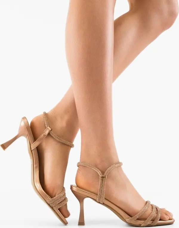 Tony Сандали на ток Myhaj Златни