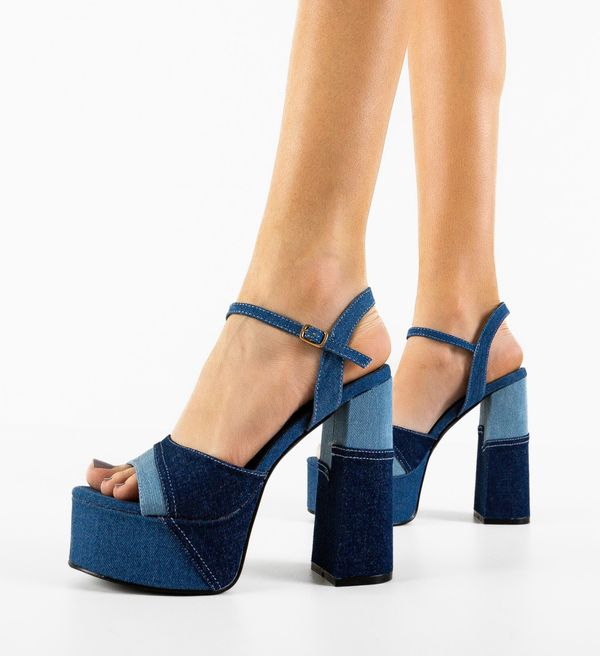 Botinelli Сандали на ток Myrat Сини