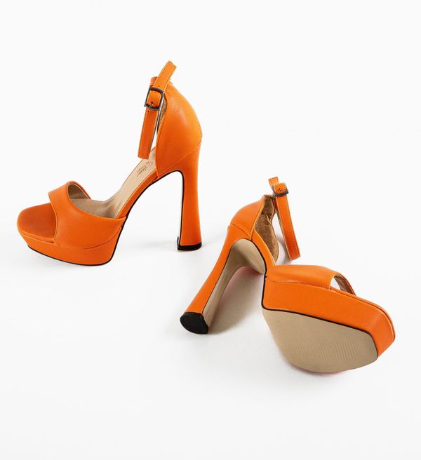 Wow Shoes Сандали на ток Nalaka 3 Оранжеви