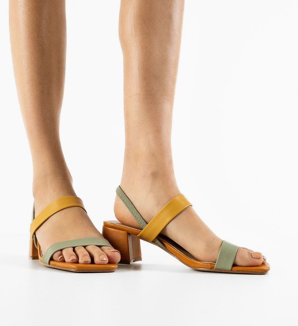 Botinelli Сандали на ток Nirmal Камел