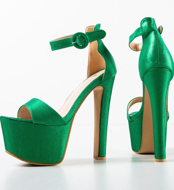 Mei Сандали на ток Nysta Зелени