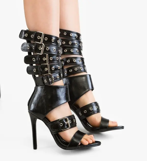 Ali Сандали на ток Ock Черни