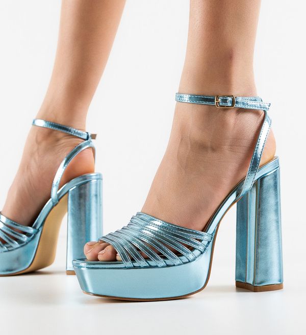 Ali Сандали на ток Odom Сини