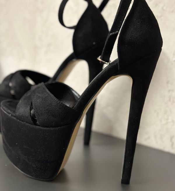 BOGDAN Сандали на ток Olamide Черни