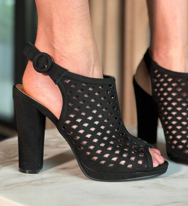 Tony Сандали на ток Omer Черни