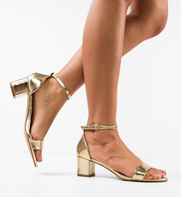 Botinelli Сандали на ток Opazy Златни