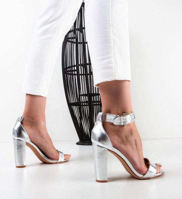 Mei Сандали на ток Opium Сребърни