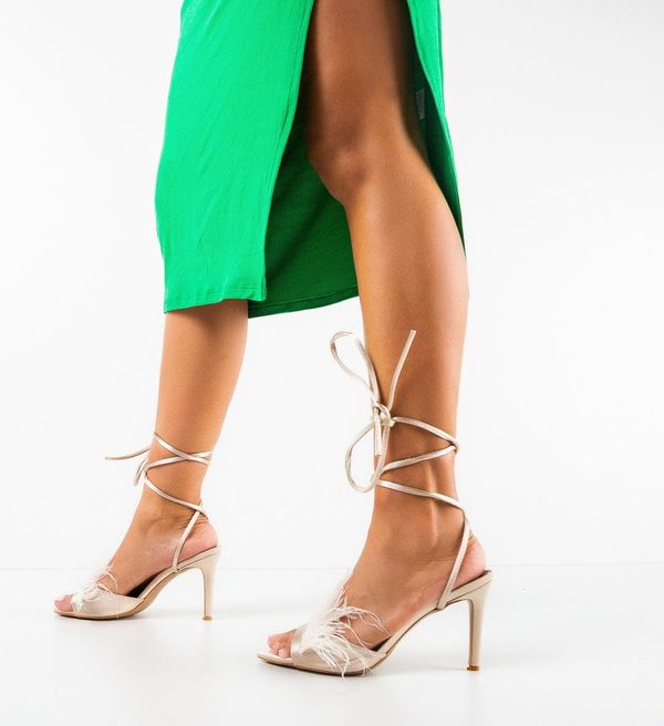 Wow Shoes Сандали на ток Orka Бежов