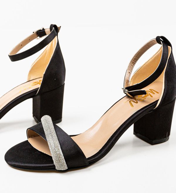 Wow Shoes Сандали на ток Orkestre Черни