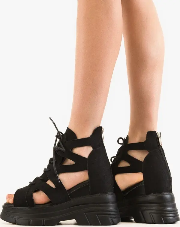 Mei Сандали на ток Osanne Черни