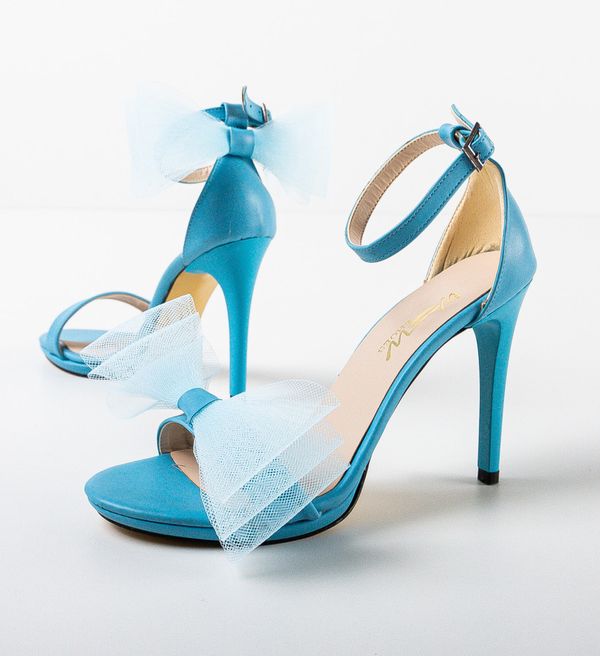 Wow Shoes Сандали на ток Padasya Сини