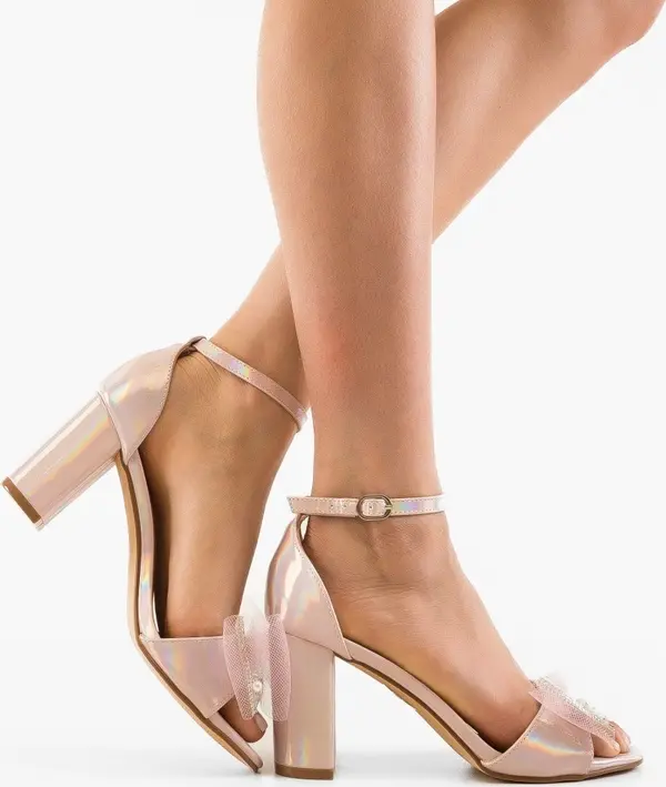 Mei Сандали на ток Panko Розов