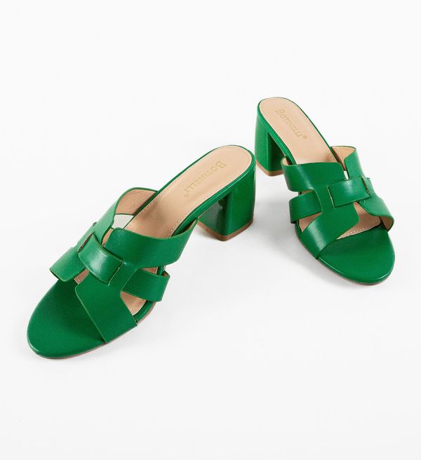 Botinelli Сандали на ток Peggie Зелени