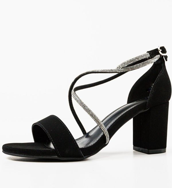 Mei Сандали на ток Pepper Черни