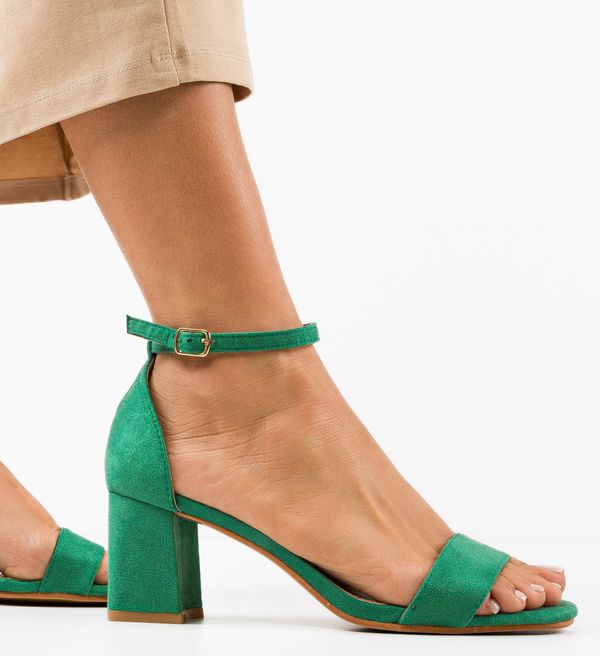 Ali Сандали на ток Philomela Зелени
