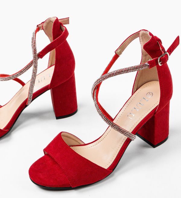 SFINX(LULU) Сандали на ток Pixies Червени