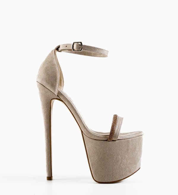 BOGDAN Сандали на ток Pleun Бежов