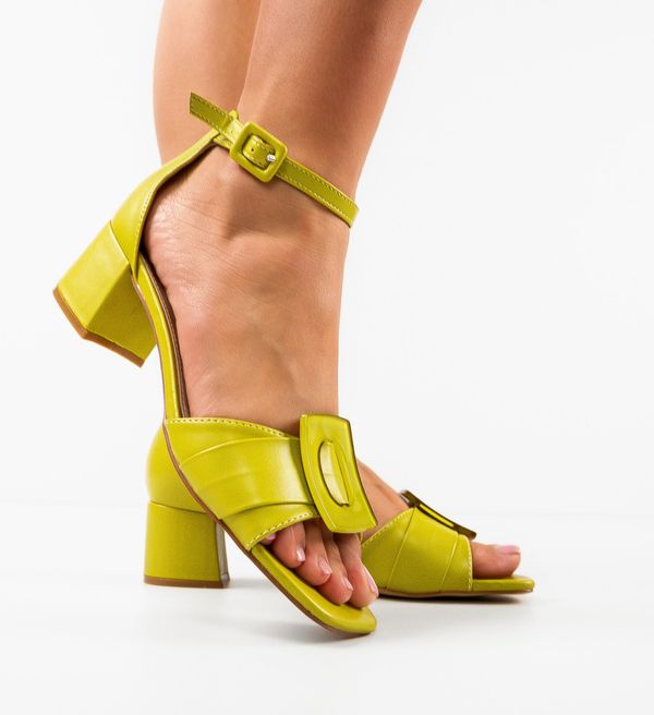 Botinelli Сандали на ток Pokazaha Зелени