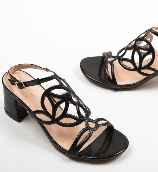 Botinelli Сандали на ток Praji Черни