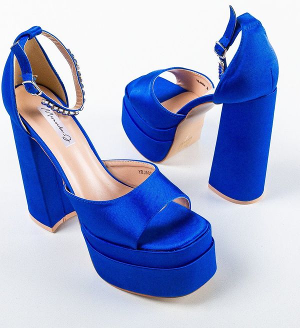 Ali Сандали на ток Pugh Сини