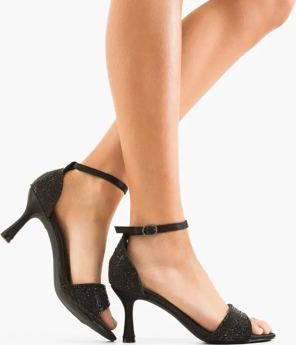 Mei Сандали на ток Pytrayko Черни