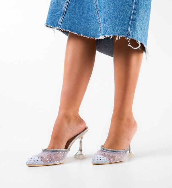 Botinelli Сандали на ток Rateh Сребърни