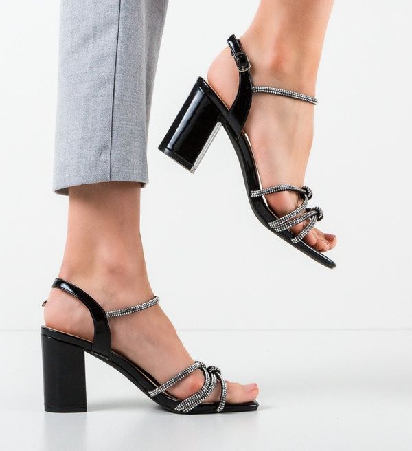 Botinelli Сандали на ток Redeal Черни