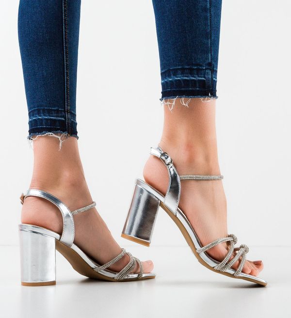 Botinelli Сандали на ток Redeal Сребърни