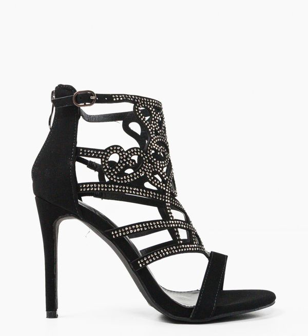 Mei Сандали на ток Rocky Черни