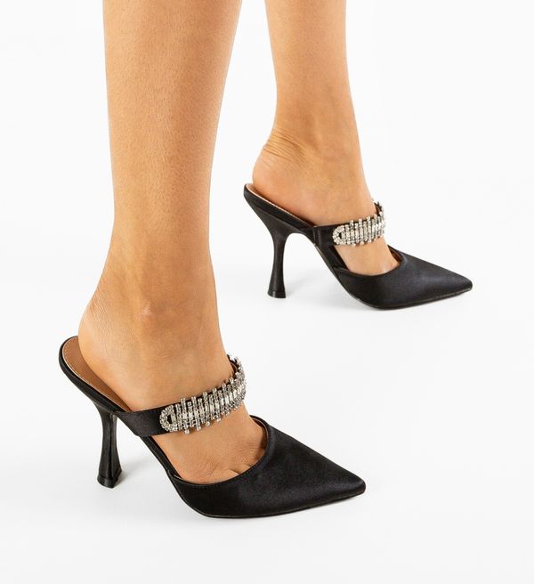 BOGDAN Сандали на ток Ross Черни