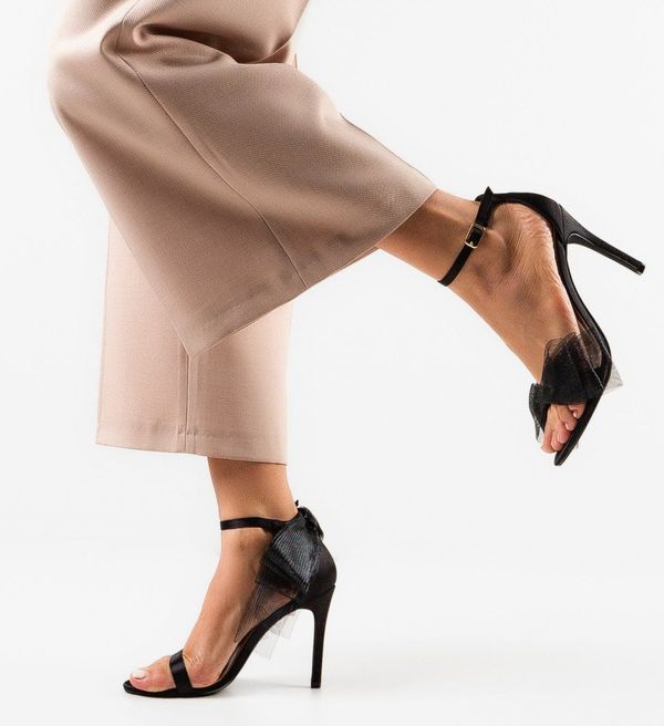 Botinelli Сандали на ток Roxom Черни