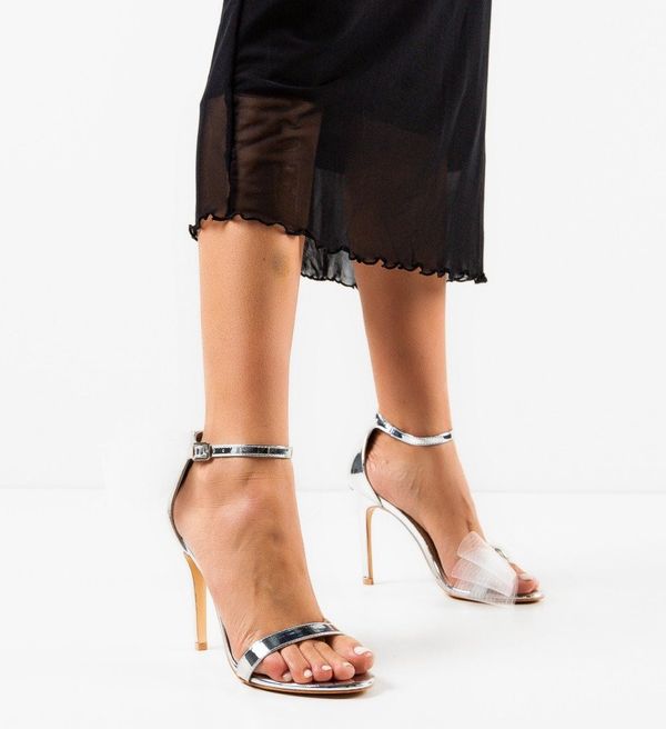 Botinelli Сандали на ток Roxom Сребърни