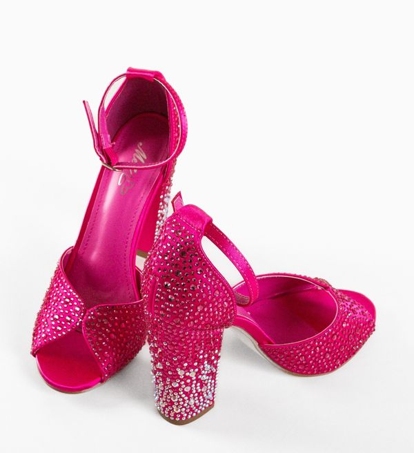 Mei Сандали на ток Rubyna Фуксия