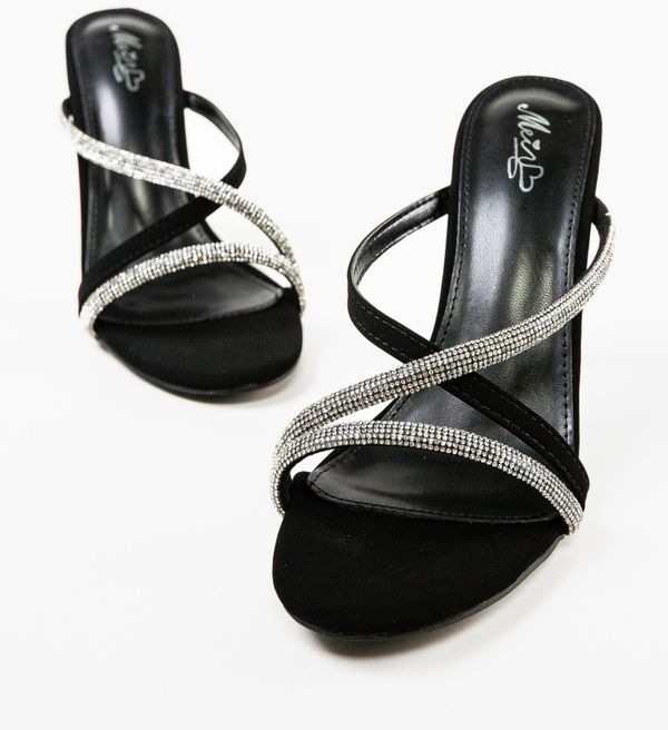 Mei Сандали на ток Ruypa Черни