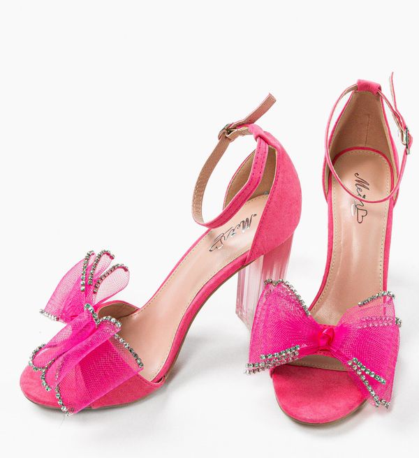 Mei Сандали на ток Samanta Розов