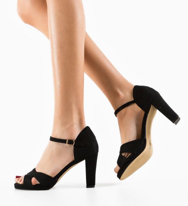 Botinelli Сандали на ток Saniblue Черни