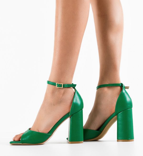 Ali Сандали на ток Santo Зелени