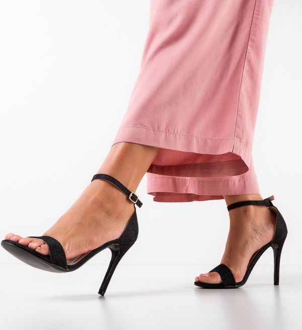 Exist Shoes Сандали на ток Scon Черни