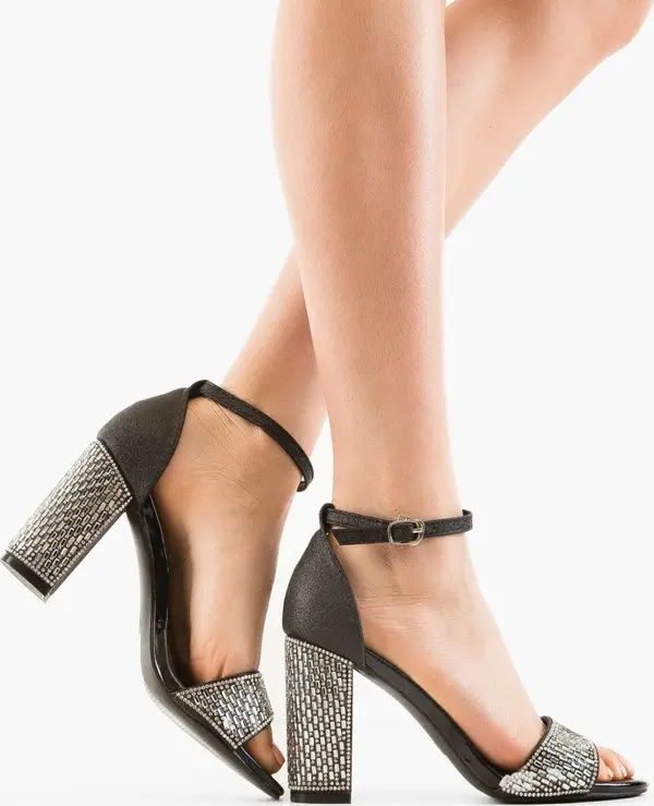 Tony Сандали на ток Sigma Черни