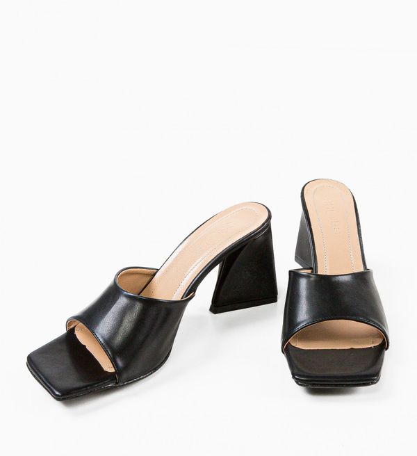 Wow Shoes Сандали на ток Skon 2 Черни