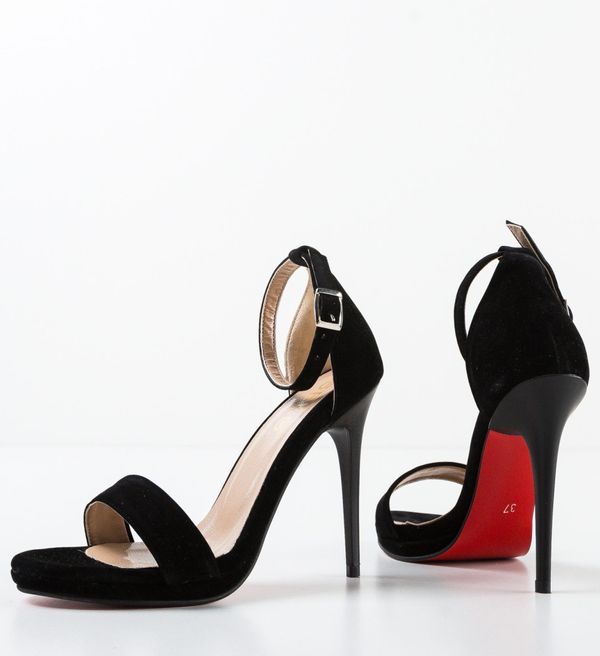 Wow Shoes Сандали на ток Solarik Черни