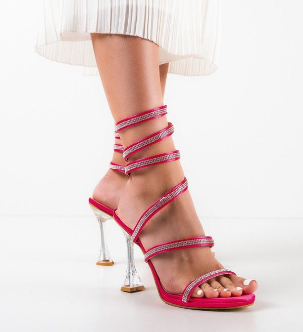 Exist Shoes Сандали на ток Sorma Фуксия